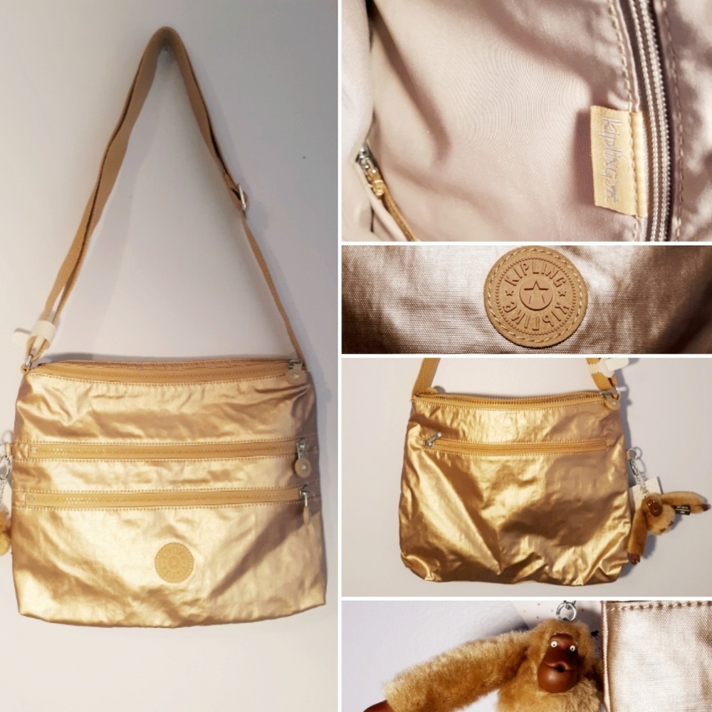 Kipling Metallic Crossbody NWOT
